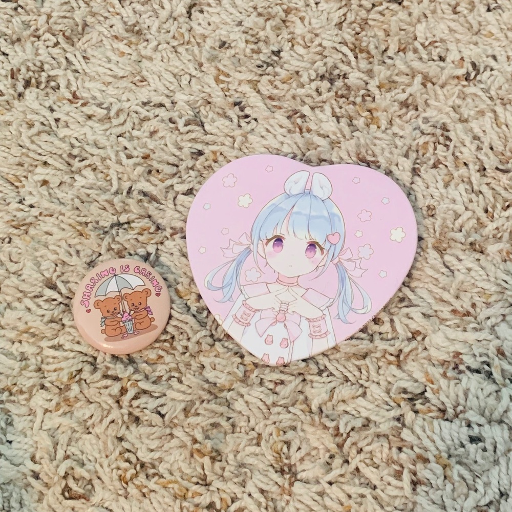 Lot of 2 Kawaii Hot Topic Pins